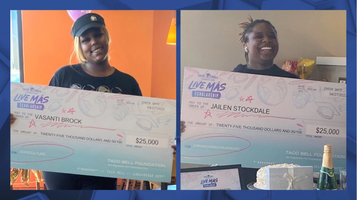 Taco Bell Foundation awards $25K scholarships to 2 Auburn employees ...